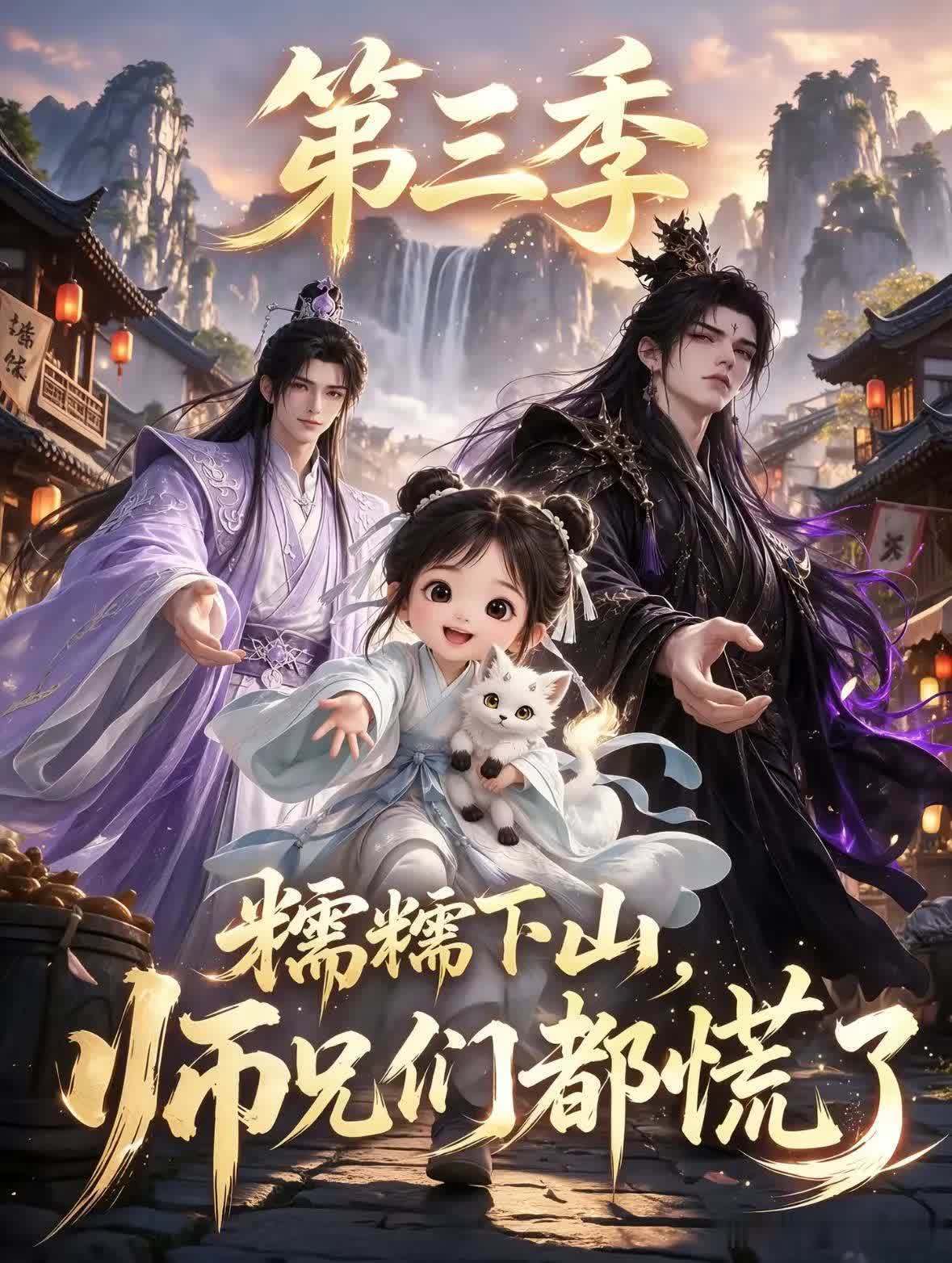 《糯糯下山，师兄们都慌了》第三季海报